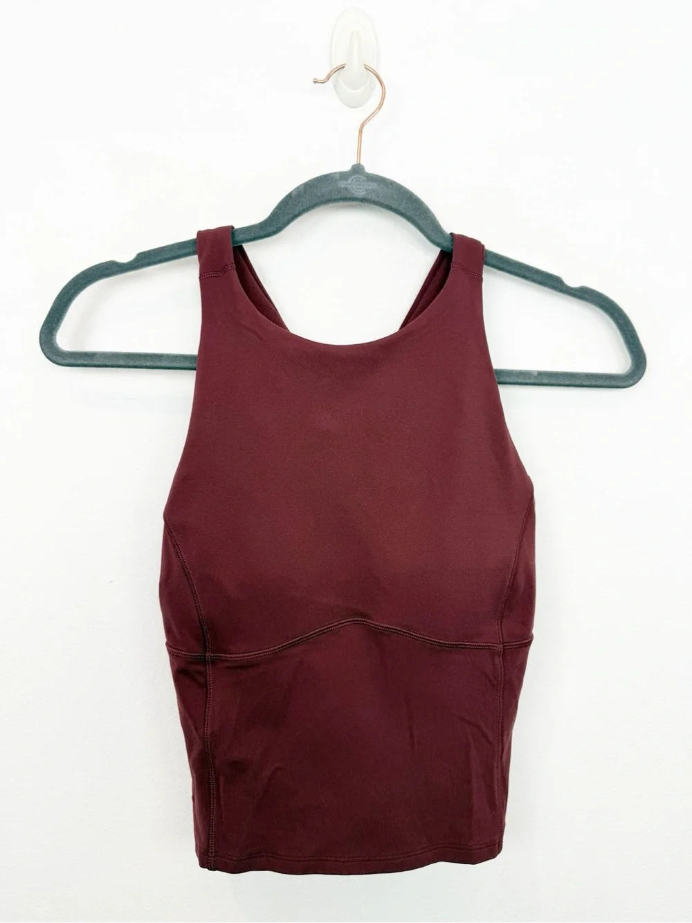 Lululemon Key To Balance Tank Top Red Merlot Size 4